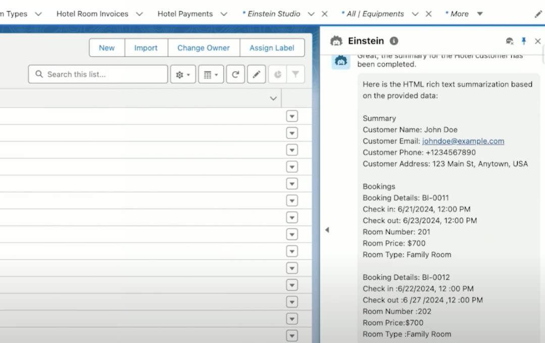 Customer Service Rep summary case with Copilot
